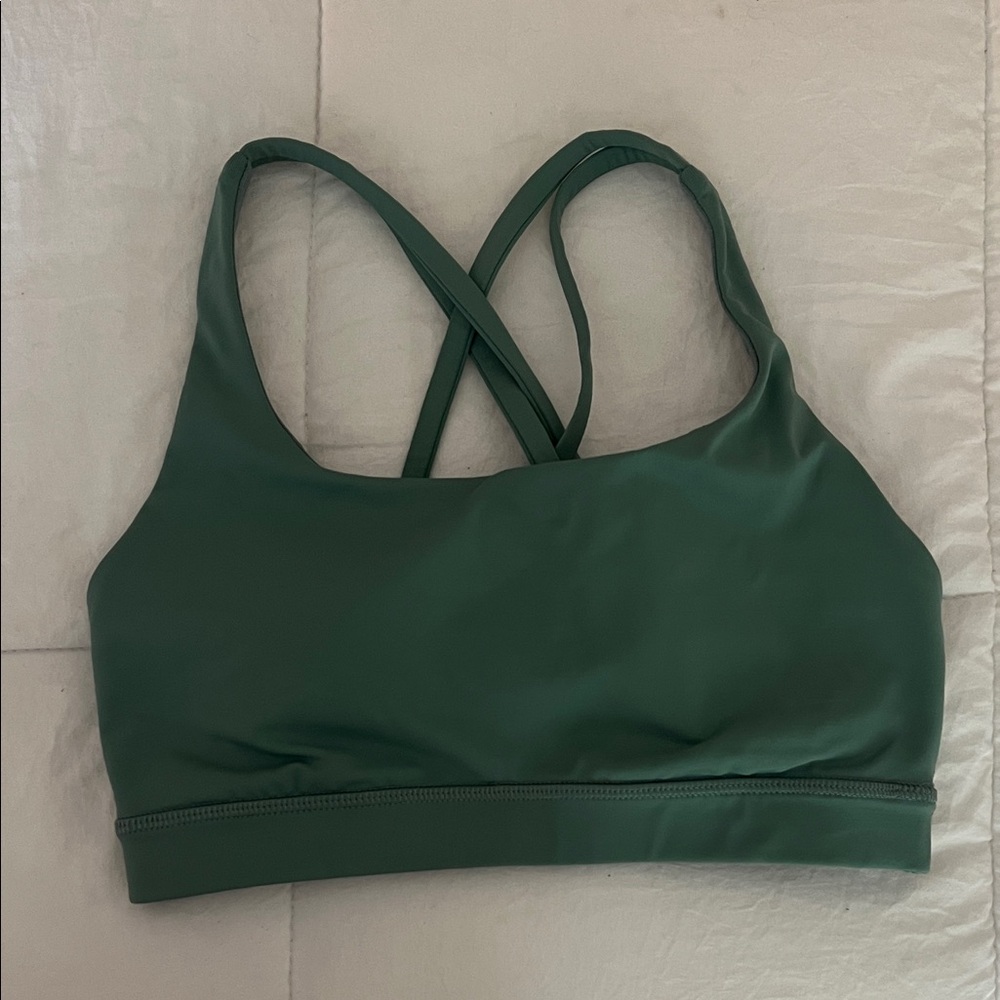 Lululemon Athletica Deep Green Sports Bra